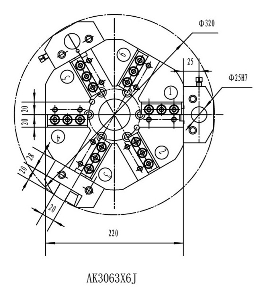 Револьверная головка AK3063X6J