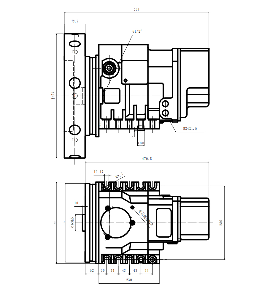 Схема револьверной головки АК31125Х8A