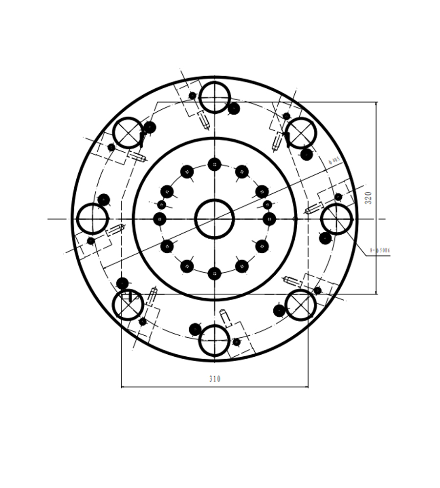 Схема револьверной головки АК31125Х8A